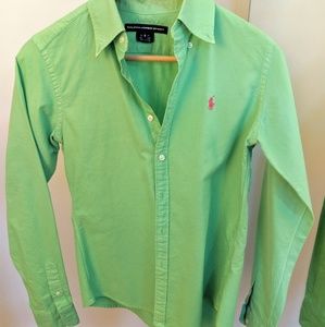 Ralph Lauren Bright Green Buttondown